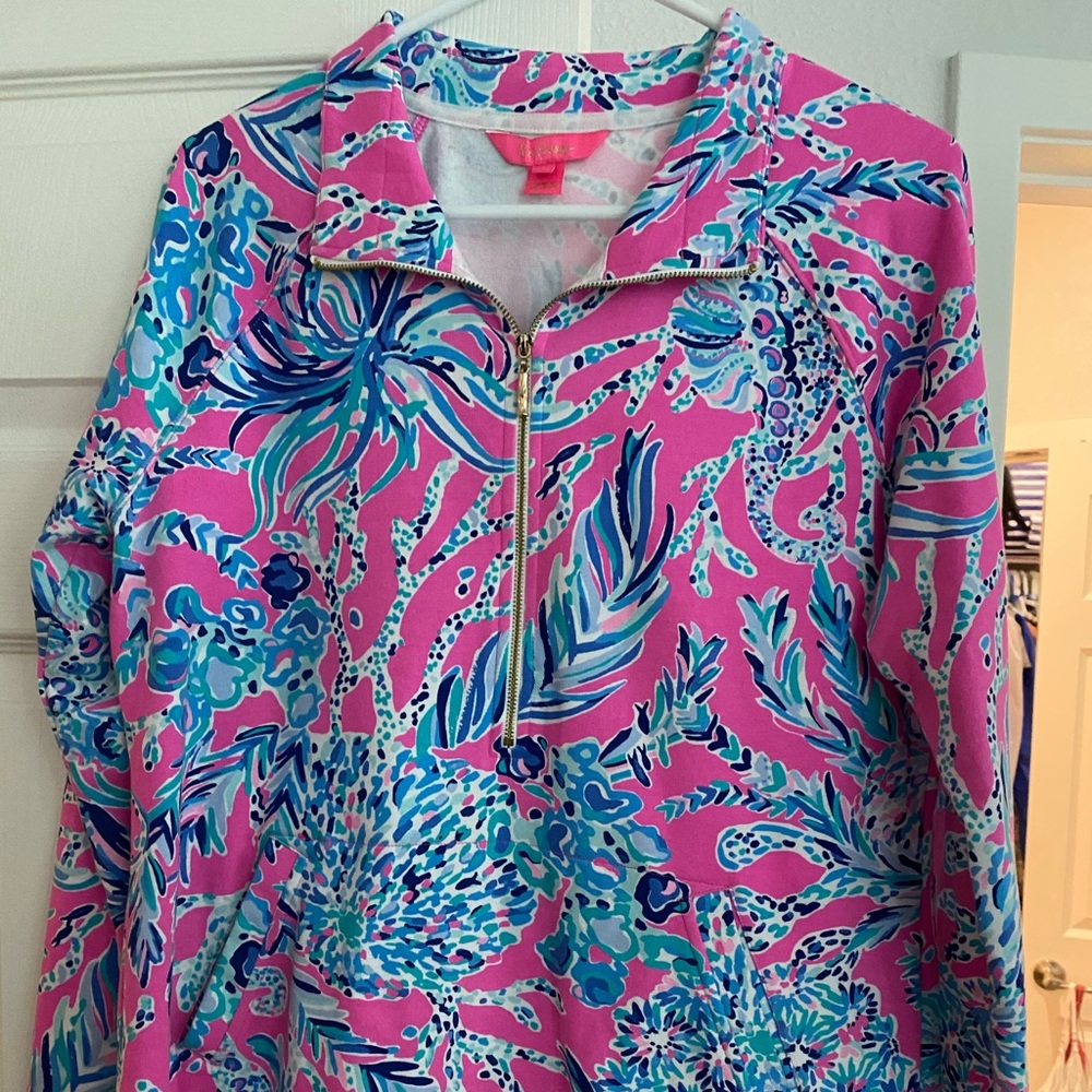 Lilly Pulitzer 1/4 zip pullover
